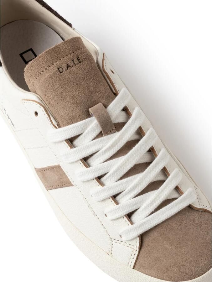 D.A.T.E. Lage Sneakers M451-HL-VN-WN HILL LOW VINTAGE-WHITE BROWN - Foto 3