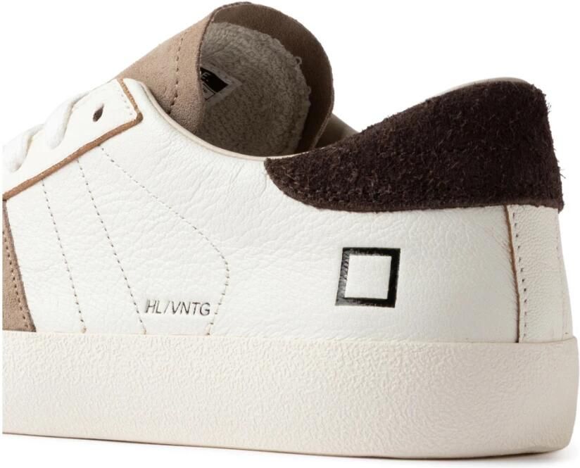 D.A.T.E. Lage Sneakers M451-HL-VN-WN HILL LOW VINTAGE-WHITE BROWN - Foto 4