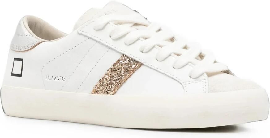 D.A.T.E. Lage Sneakers W451-HL-VN-WS HILL LOW VINTAGE-WHITE SILVER - Foto 4