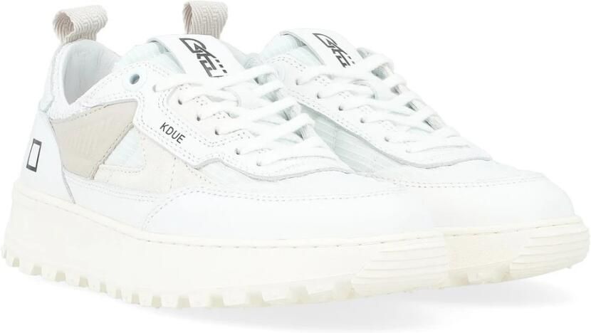 D.a.t.e. Hybride sneaker van technische stof en leer - Foto 4