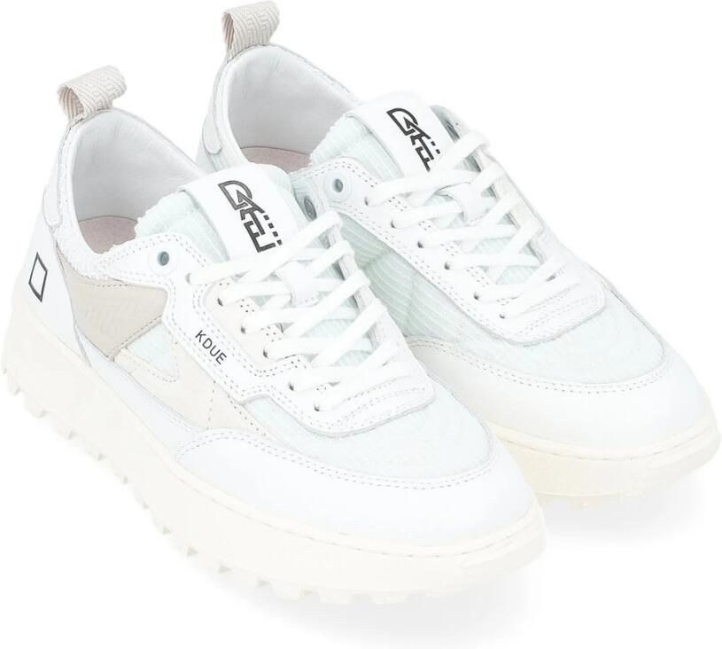 D.a.t.e. Hybride sneaker van technische stof en leer - Foto 2