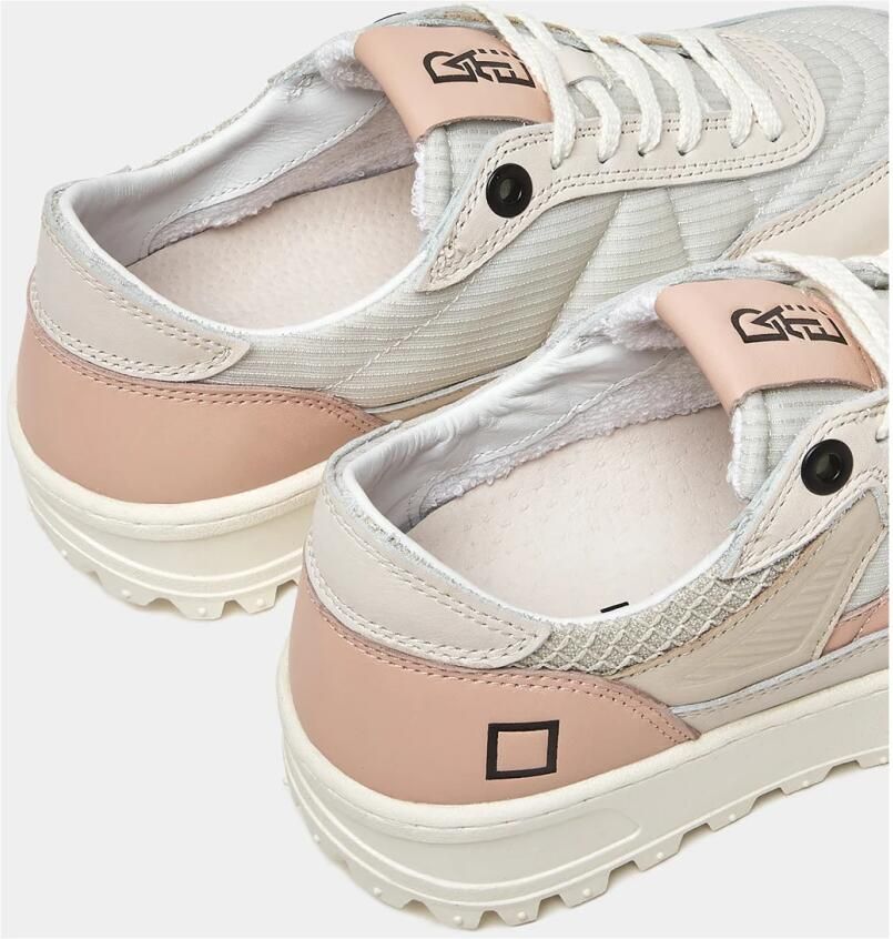 D.a.t.e. Beige en Roze Hardloop Hybride Sneakers Multicolor Dames - Foto 2
