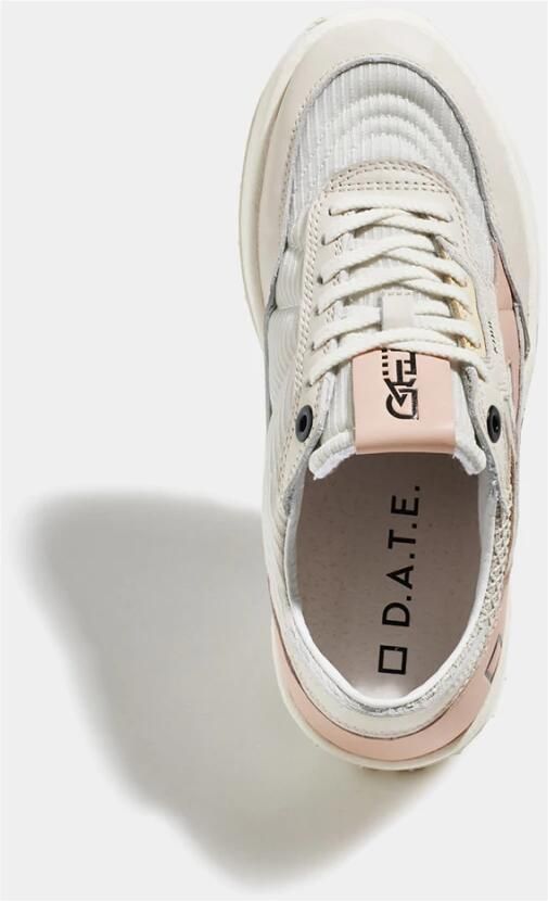 D.a.t.e. Beige en Roze Hardloop Hybride Sneakers Multicolor Dames - Foto 6