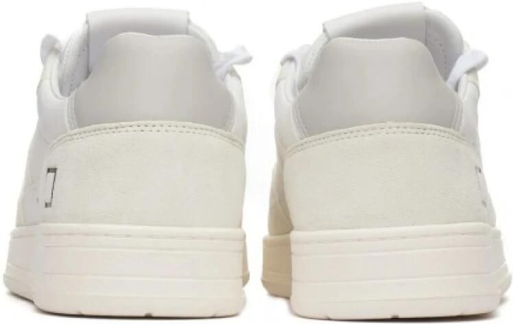 D.a.t.e. Witte Leren en Suède Lage Sneakers White Heren - Foto 3