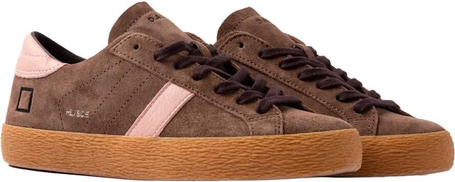 D.a.t.e. Leren en katoenen sneakers - Foto 2