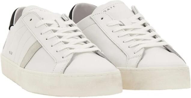 D.a.t.e. Witte leren sneakers met suède inzetstukken White Heren - Foto 2