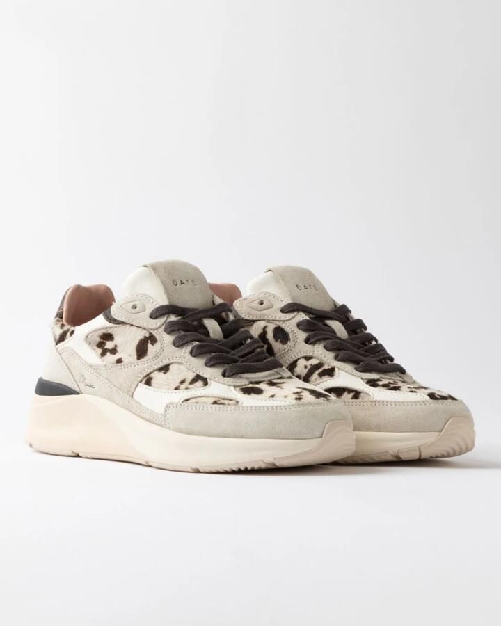 D.A.T.E. Sneakers W451-MS-AN-CW MUSA-ANIMALIER COW - Foto 3