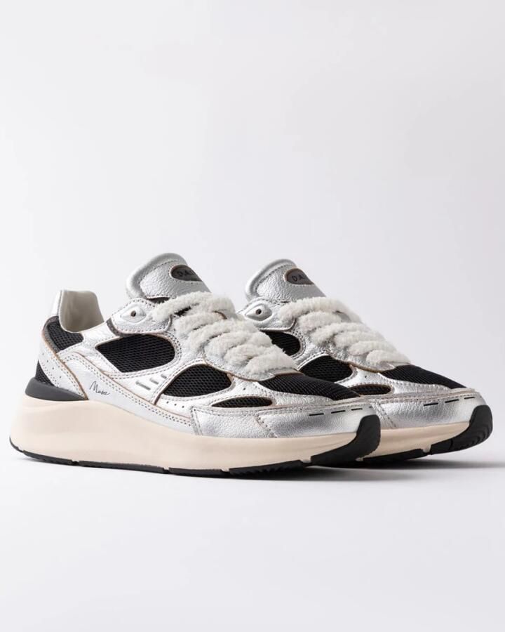 D.A.T.E. Sneakers W451-MS-LM-BK MUSA LAMINATED-BLACK - Foto 2