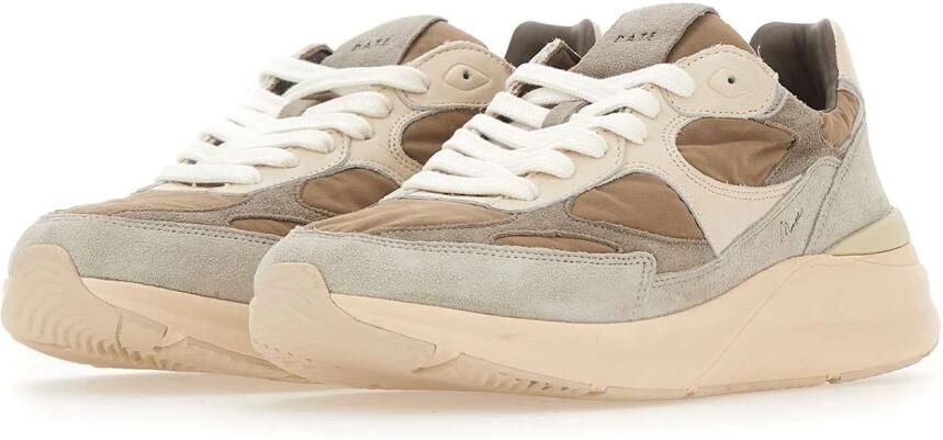 D.A.T.E. Sneakers M451-MS-NY-BI MUSA NYLON-BEIGE - Foto 2