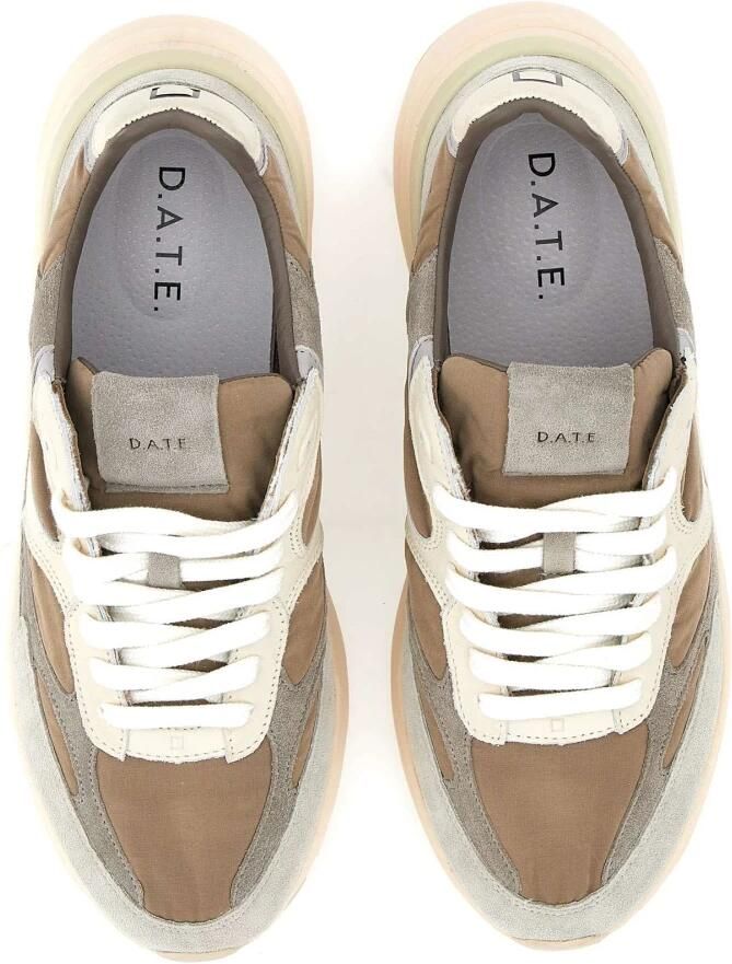 D.A.T.E. Sneakers M451-MS-NY-BI MUSA NYLON-BEIGE - Foto 5
