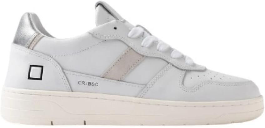 Date Lage Sneakers W431-C2-BA-WS COURT 2.0 BASIC-WHITE SILVER