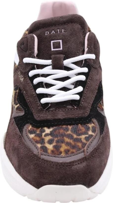 D.a.t.e. Animal Print Bruine Sneaker Fuga Pony - Foto 4