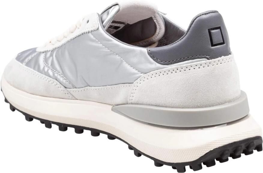 D.a.t.e. Zilveren Gelamineerde Sneakers voor Vrouwen - Foto 2