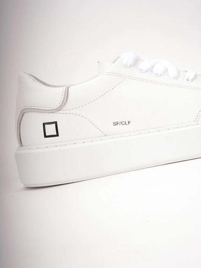 D.A.T.E. Lage Sneakers W441-SF-CA-WH SFERA CALF-WHITE - Foto 3