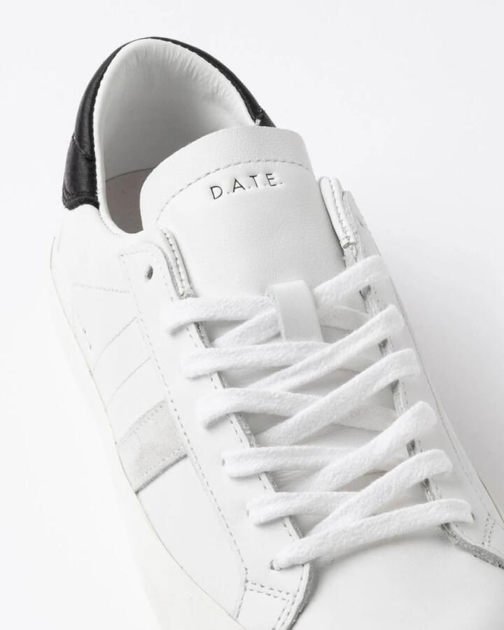 Date Lage Sneakers W431-HP-CA-WB HILL PLATFORM CALF-WHITE BLACK