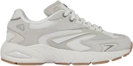 D.a.t.e. Witte hardloopschoenen met suède en TPU-inzetstukken White Dames - Foto 5