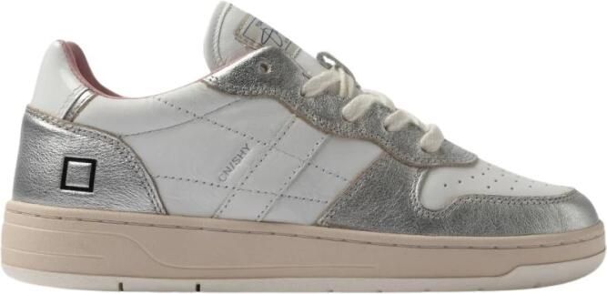 Date Sneakers W421-CR-SH-WS COURT SHINY-WHITE SILVER - Foto 3