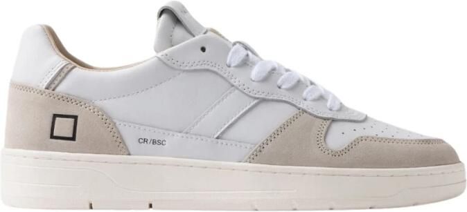 Date Lage Sneakers M431-C2-BA-HB COURT 2.0-WHITE-BEIGE