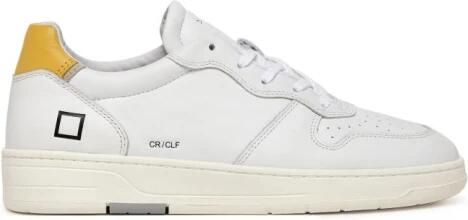 D.a.t.e. Wit-Gele Court Sneakers voor Mannen - Foto 3