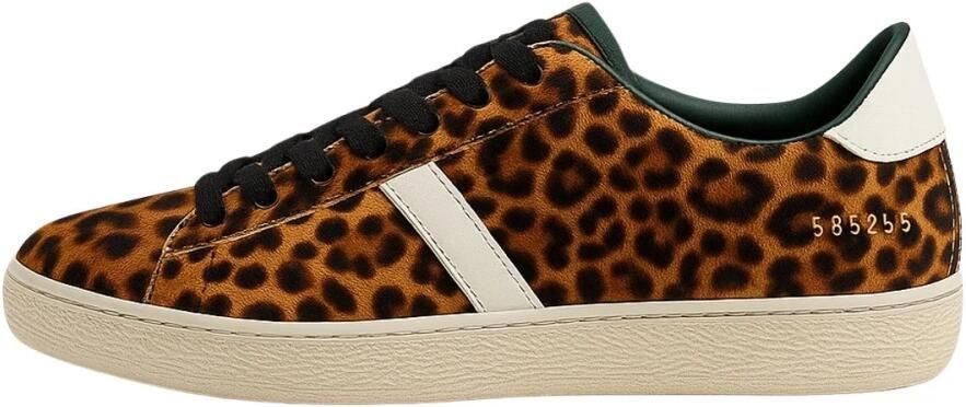 D.A.T.E. Lage Sneakers W451-HL-PN-LE HILL LOW PONY-LEOPARD