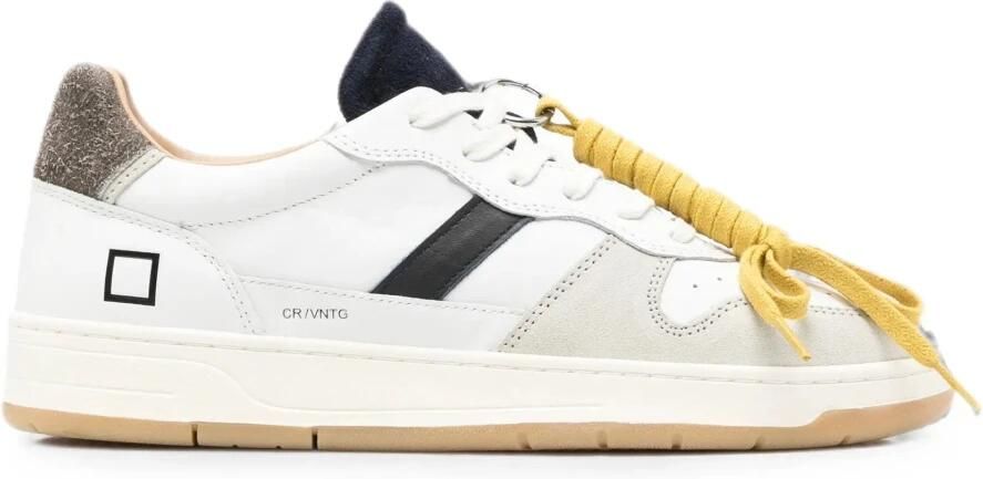 D.A.T.E. Sneakers M451-C2-VN-WN COURT 2.0 VINTAGE-WHITE BROWN