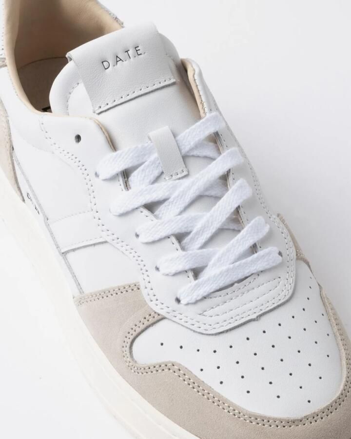 Date Lage Sneakers M431-C2-BA-HB COURT 2.0-WHITE-BEIGE - Foto 4
