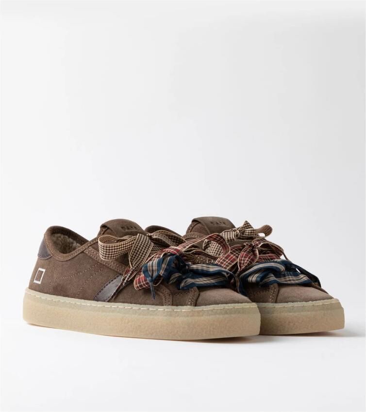 D.A.T.E. Lage Sneakers TENDER SUEDE TAUPE - Foto 2