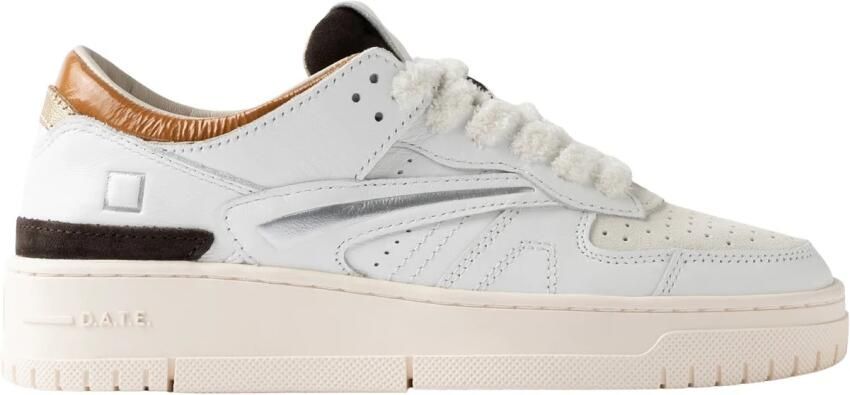 D.A.T.E. Sneakers W451-TO-CO-WI TORNEO COLORED-WHITE CUOIO