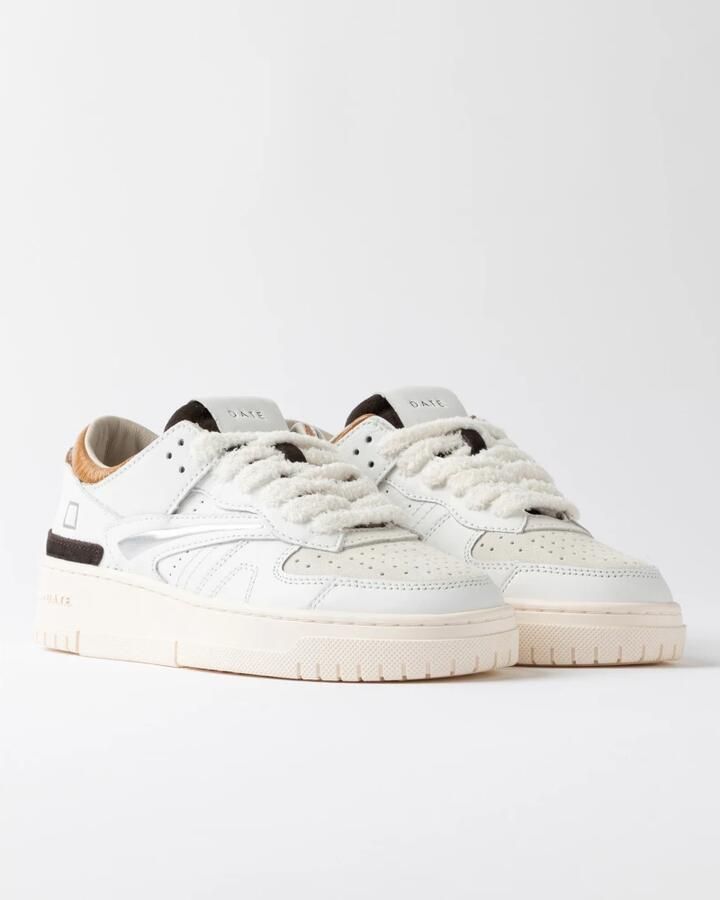 D.A.T.E. Sneakers W451-TO-CO-WI TORNEO COLORED-WHITE CUOIO - Foto 2