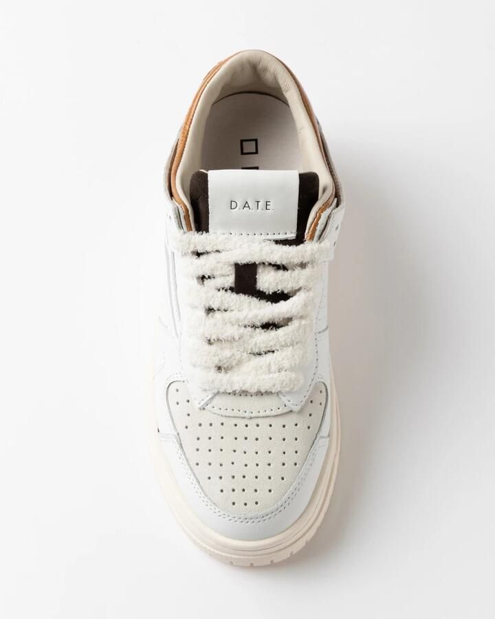 D.A.T.E. Sneakers W451-TO-CO-WI TORNEO COLORED-WHITE CUOIO - Foto 3