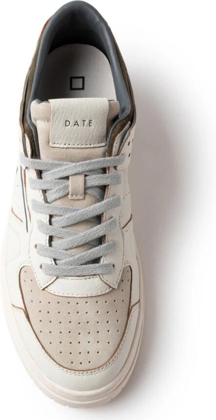 D.A.T.E. Sneakers M451-TO-CO-WG TORNEO COLORED-WHITE GREEN - Foto 4