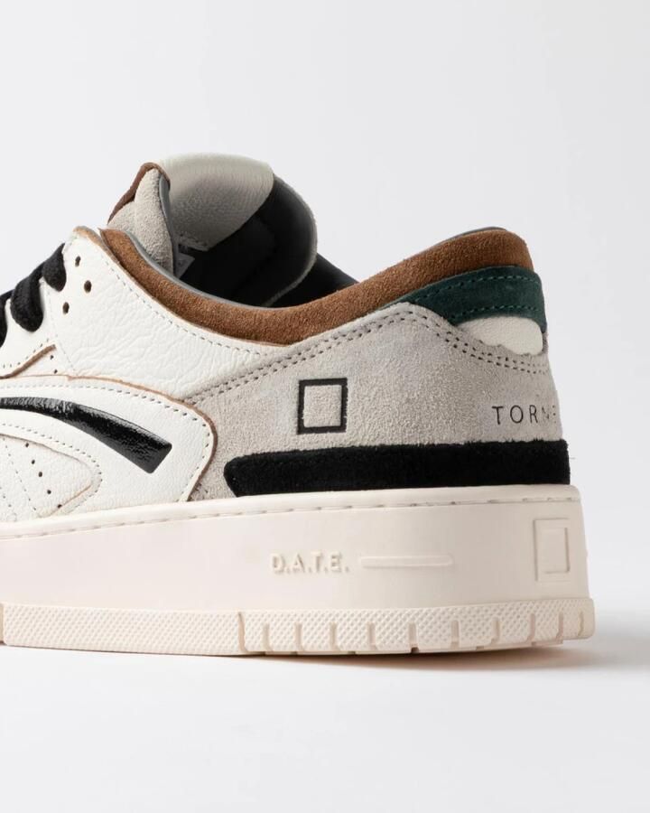 D.A.T.E. Sneakers M451-TO-CO-WI TORNEO COLORED-WHITE CUOIO - Foto 5