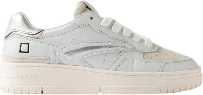 D.A.T.E. Sneakers W451-TP-CA-WS TORNEO PURE CALF-WHITE SILVER