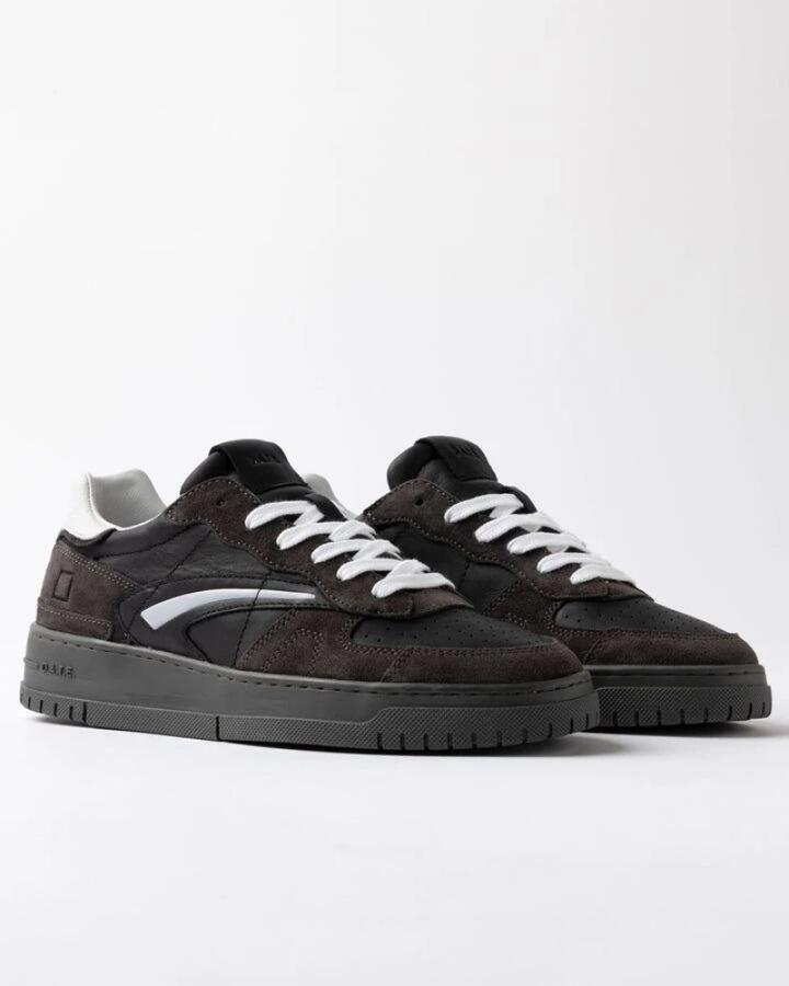 D.A.T.E. Sneakers M451-TP-CA-BK TORNEO CALF-BLACK - Foto 3
