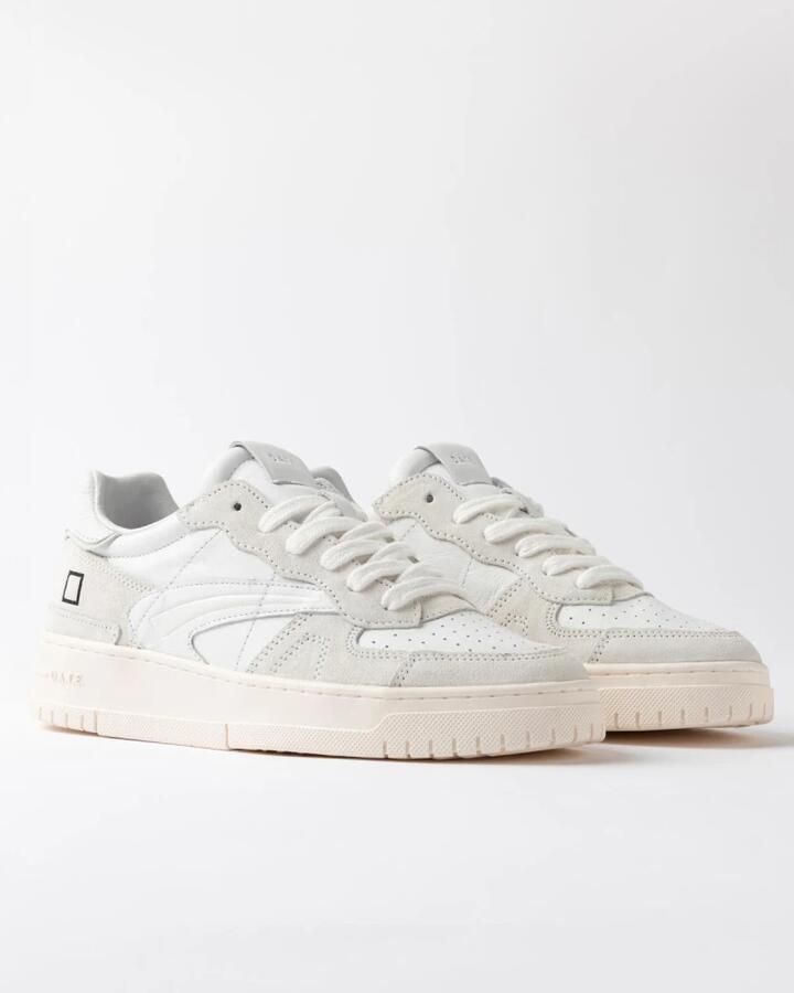 D.A.T.E. Sneakers M451-TP-CA-WH TORNEO PURE CALF-WHITE - Foto 3