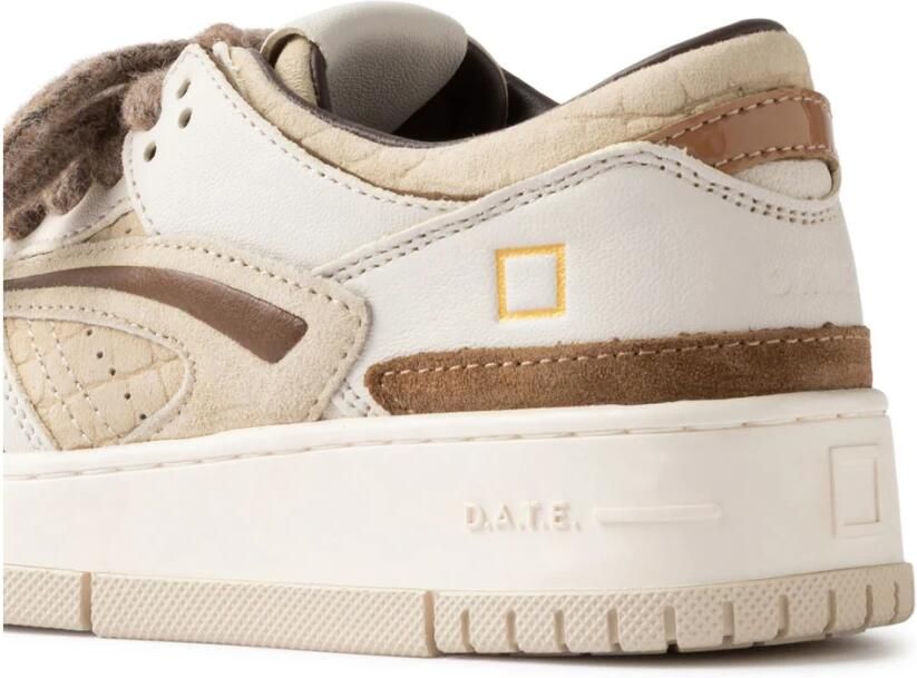 D.A.T.E. Lage Sneakers TORNEO COCCO BEIGE - Foto 2
