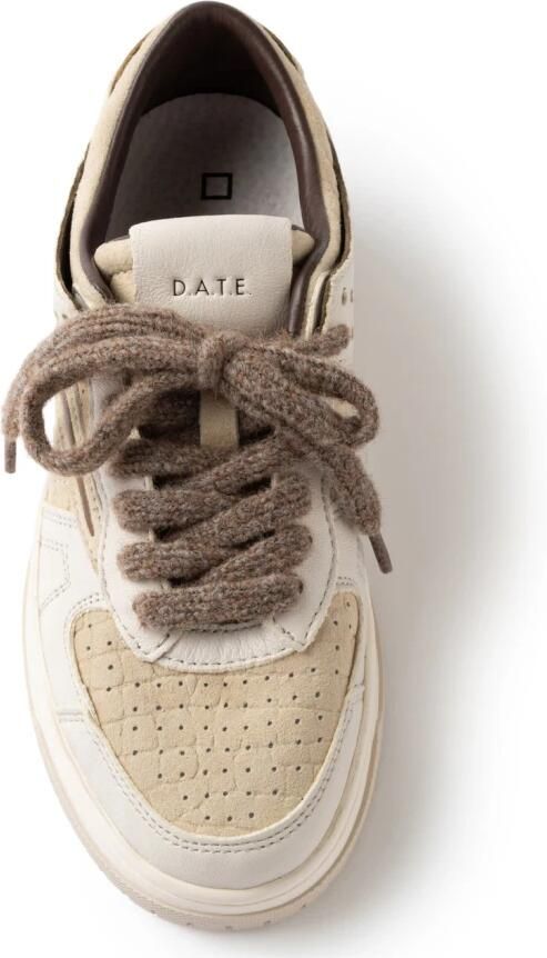 D.A.T.E. Lage Sneakers TORNEO COCCO BEIGE - Foto 3