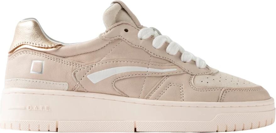 D.A.T.E. Sneakers W451-TP-CA-IV TORNEO PURE CALF-IVORY