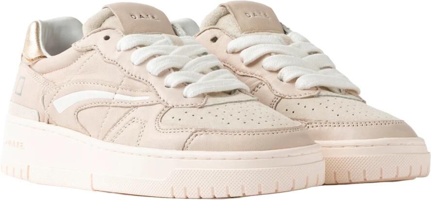 D.A.T.E. Sneakers W451-TP-CA-IV TORNEO PURE CALF-IVORY - Foto 2