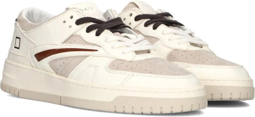 D.A.T.E Lage Sneakers Heren Torneo Maat: 42 Materiaal: Leer Kleur: Beige - Foto 3