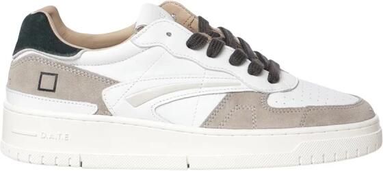 D.A.T.E Sneakers laag 'TORNEO PURE CALF WHITE-GREEN' wit - Foto 6