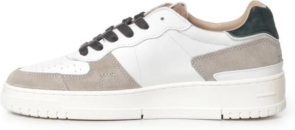 D.A.T.E Sneakers laag 'TORNEO PURE CALF WHITE-GREEN' wit - Foto 5