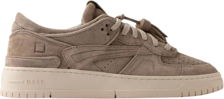 D.A.T.E Lage Sneakers Heren Torneo Suède Beige - Foto 11