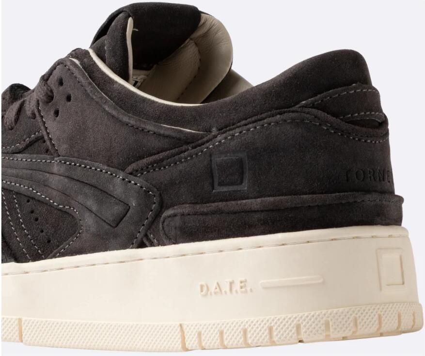 D.A.T.E Lage Sneakers Heren Torneo Suède Zwart - Foto 8