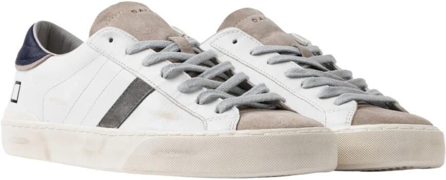 D.a.t.e. Leren Sneakers met Katoenen Voering