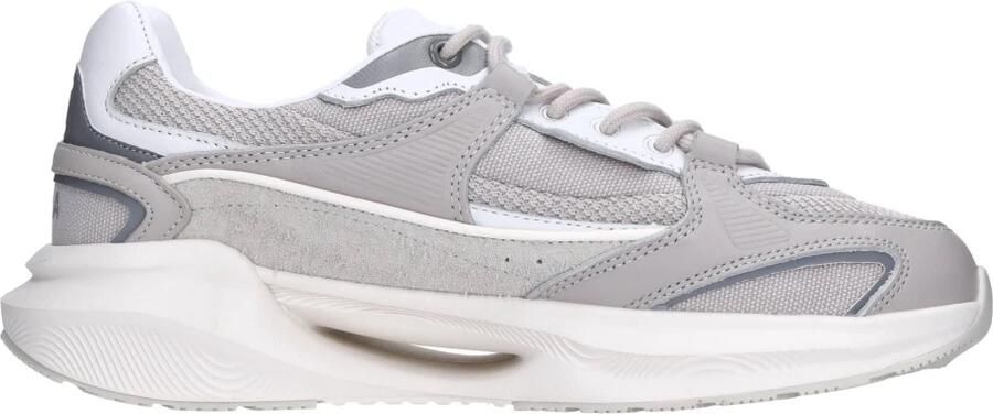 D.a.t.e. Lichtgrijze Sneakers met Suède Details Gray Heren