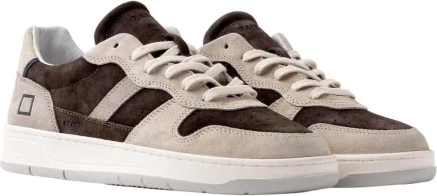 D.a.t.e. Vintage Chocolate Lage Sneaker Bruin