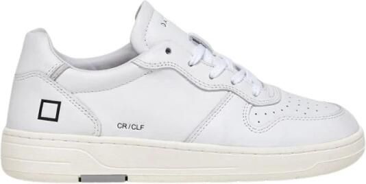 D.a.t.e. Witte Court Sneakers Geperforeerd Logo White Dames - Foto 3