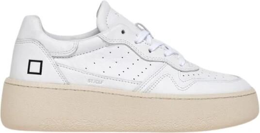 D.a.t.e. Witte Leren Sneakers voor Vrouwen White Dames - Foto 5