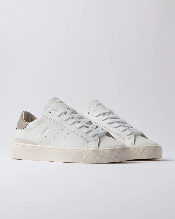 D.A.T.E. Witte Leren Lage Sneakers - Foto 2